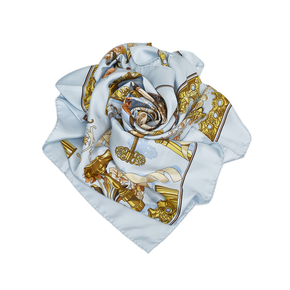 Hermes Accessories - Pre-Loved Hermes Printed Silk Scarf